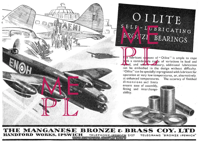  : Managanese Bronze & Brass Co - Ipswich