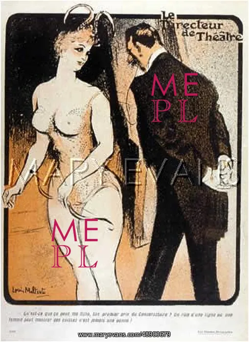 : MANAGER & SHOWGIRL / 1906 : MANAGER & SHOWGIRL / 1906