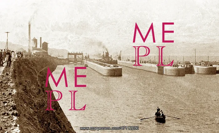  : Manchester Ship Canal Eastham Locks early 1900s