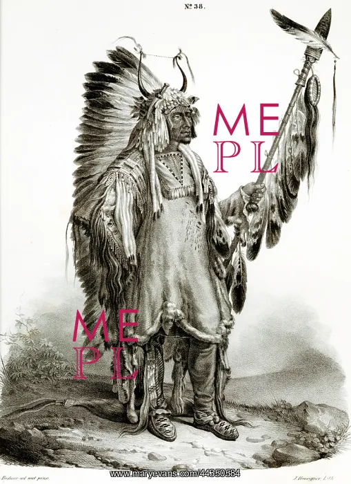 : Mandan Native American Indian Chief : Mandan Native American Indian Chief