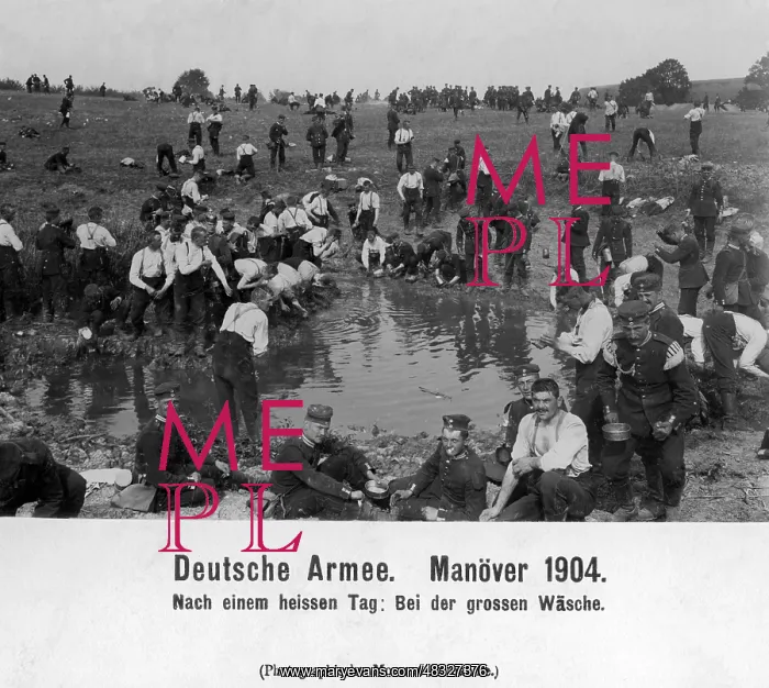 : After a maneuver, 1904 : After a maneuver, 1904