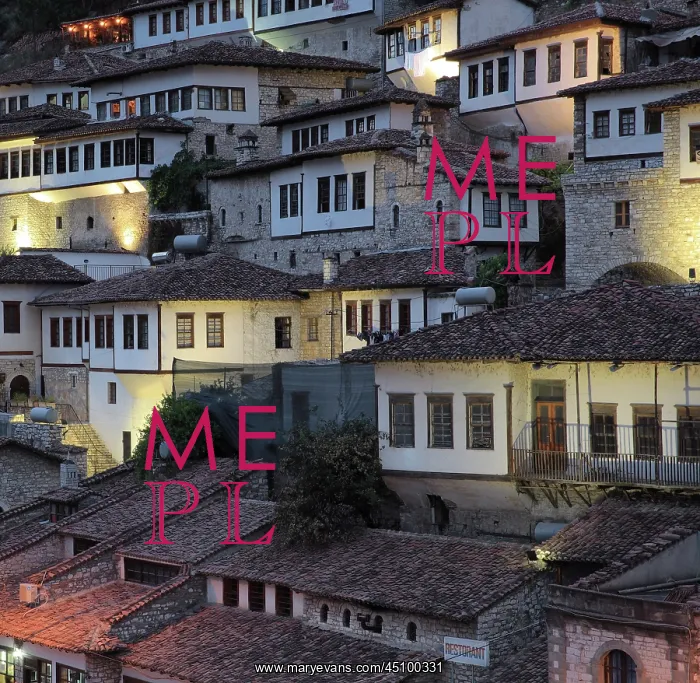 : Mangalem Quarter, Berat, Albania : Mangalem Quarter, Berat, Albania