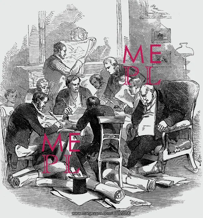 : Mania Preparing Plans 1845 : Mania Preparing Plans 1845