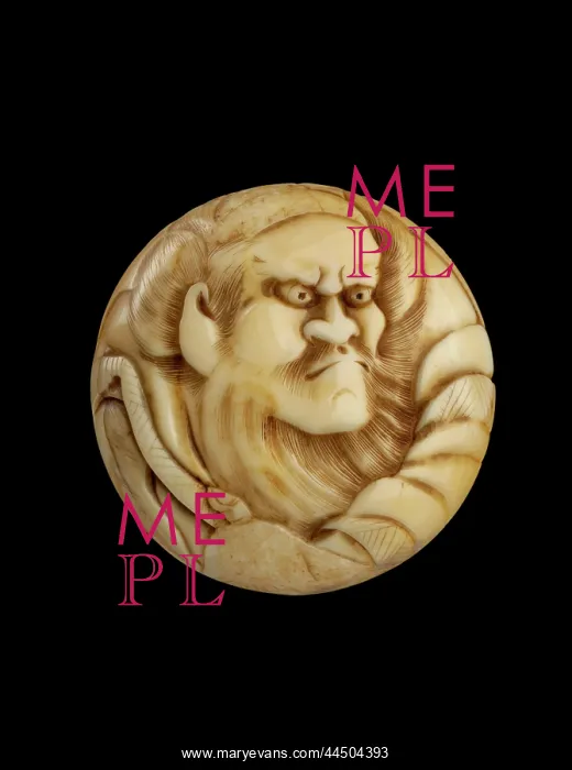 : Manju netsuke - Shoki, the demon queller : Manju netsuke - Shoki, the demon queller