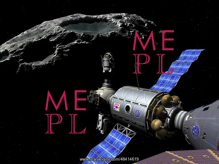 : A Manned Maneuvering Vehicle undocks and prepares to ? : A Manned Maneuvering Vehicle undocks and prepares to ?
