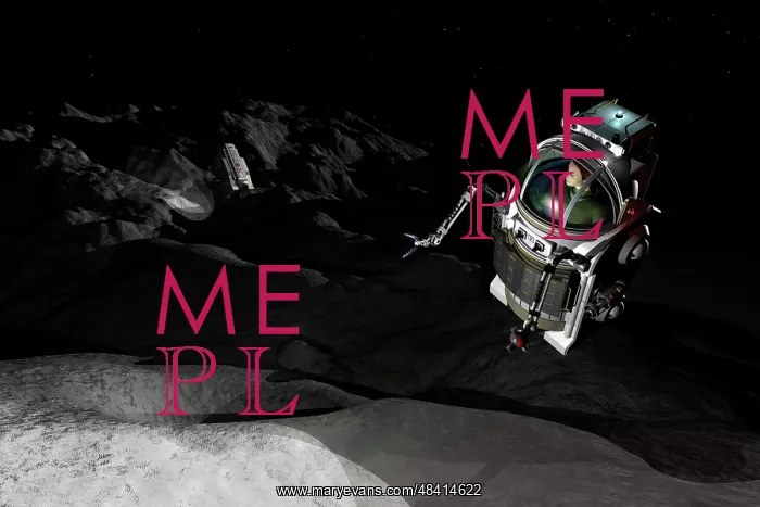 : Two Manned Maneuvering Vehicles explore the airless ? : Two Manned Maneuvering Vehicles explore the airless ?