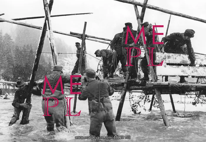 : Manoeuvre of the mountain infantry in Mittenwald, 1937 : Manoeuvre of the mountain infantry in Mittenwald, 1937