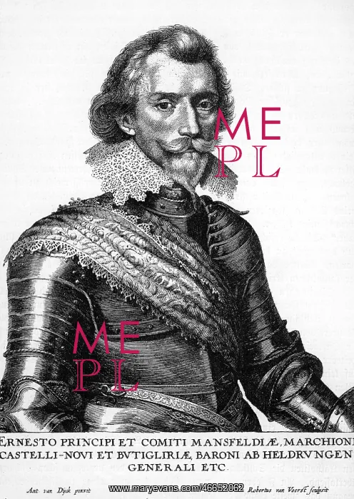 : Mansfeld, Peter Ernst II, Count of, 1580 - 29.11.1626 : Mansfeld, Peter Ernst II, Count of, 1580 - 29.11.1626