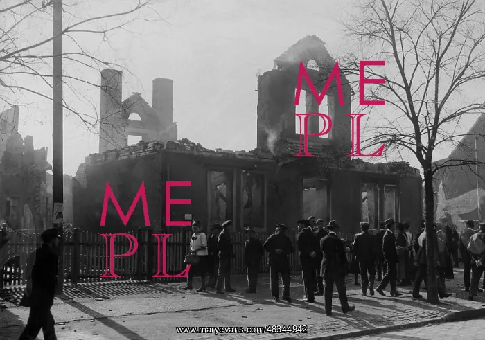 : Mansion destroyed by Communists, 1920 : Mansion destroyed by Communists, 1920