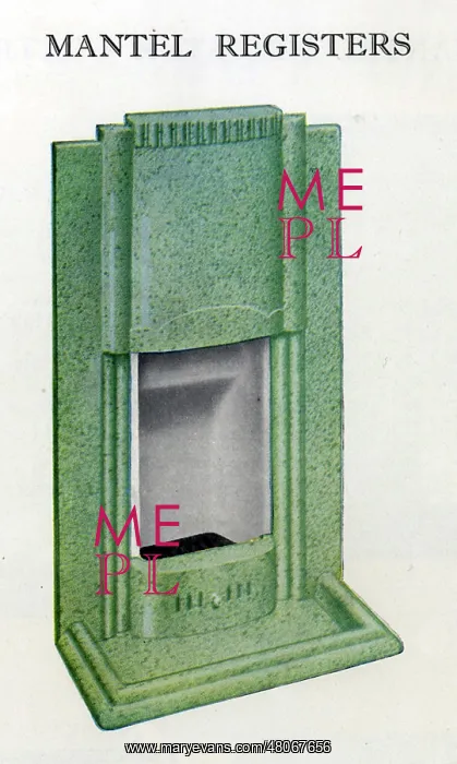 : Mantel Register - Green Design : Mantel Register - Green Design
