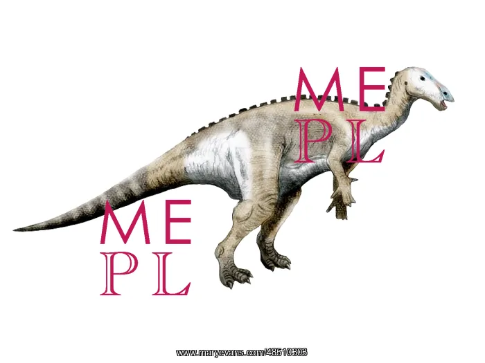 : Mantellisaurus dinosaur : Mantellisaurus dinosaur
