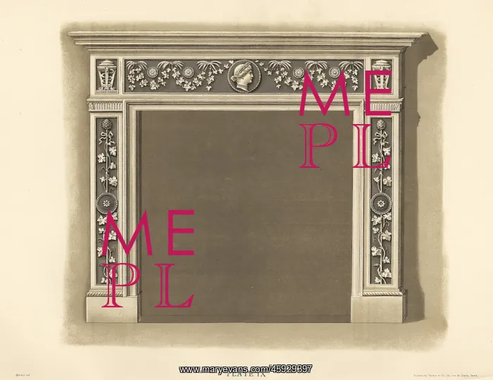 : Mantelpiece from Longton Hall : Mantelpiece from Longton Hall