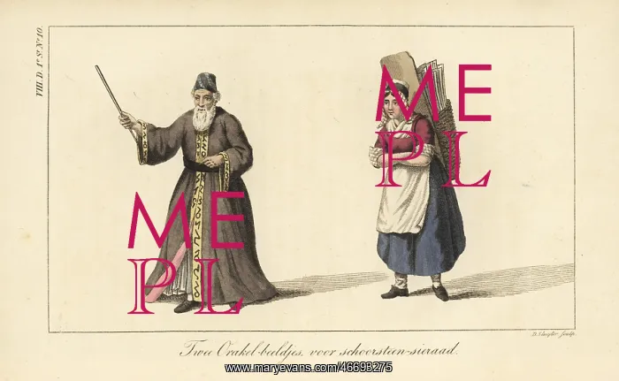 : Two mantelpiece ornaments, an oracle figurine : Two mantelpiece ornaments, an oracle figurine