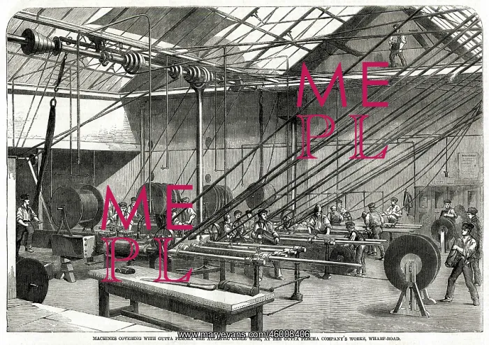 : Manufacture of the Atlantic telegraph cable 1857 : Manufacture of the Atlantic telegraph cable 1857