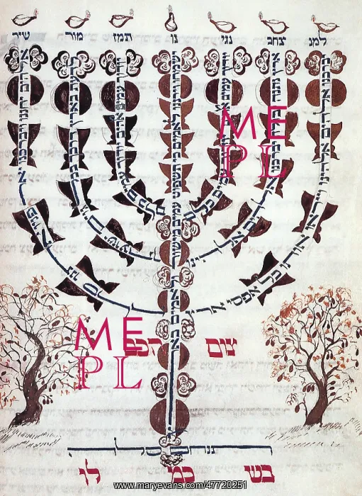  : Manuscript Menorah