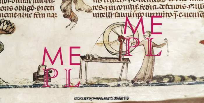: Manuscript Royal 10 E. (14th c.). Distaff. Gothic : Manuscript Royal 10 E. (14th c.). Distaff. Gothic
