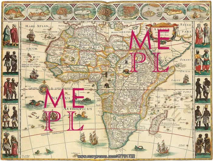  : Map of Africa 1617