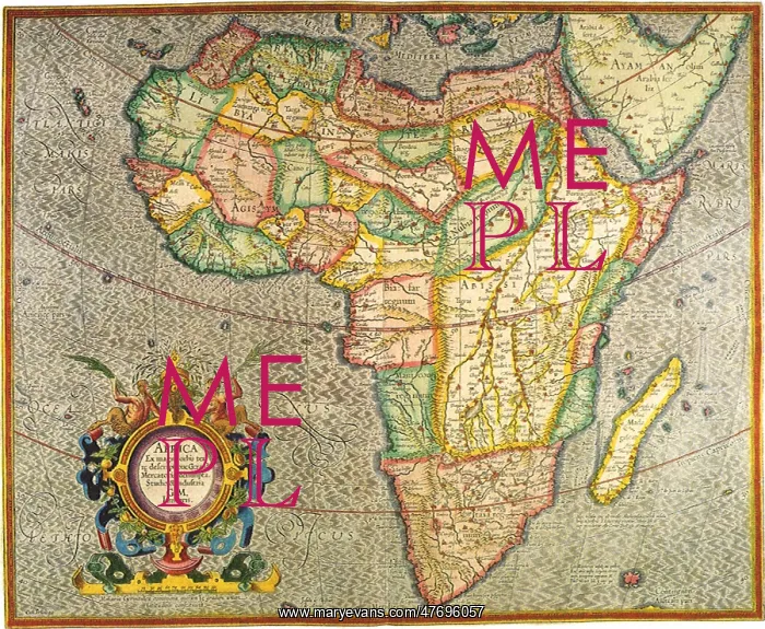 : Map of Africa 1633 : Map of Africa 1633