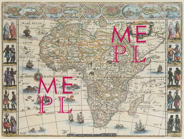  : Map of Africa, 1667