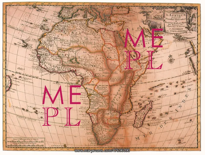  : Map of Africa 1720