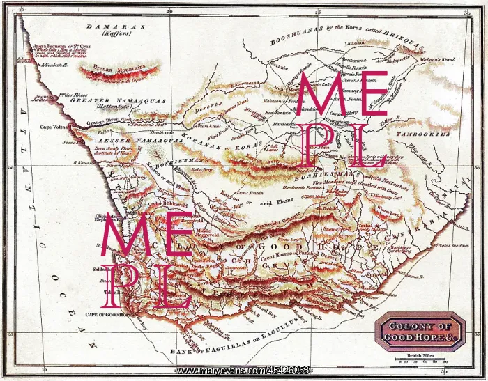 : MAP AFRICA GOOD HOPE : MAP AFRICA GOOD HOPE
