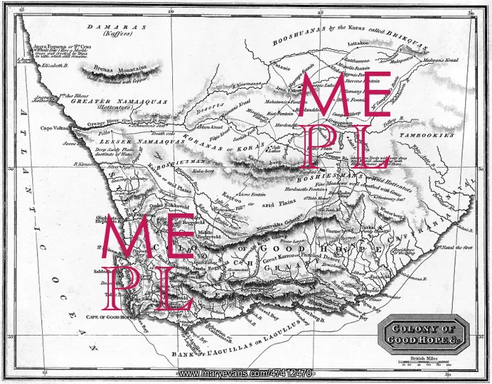 : MAP AFRICA GOOD HOPE : MAP AFRICA GOOD HOPE