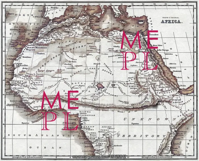 : MAP AFRICA NORTH : MAP AFRICA NORTH