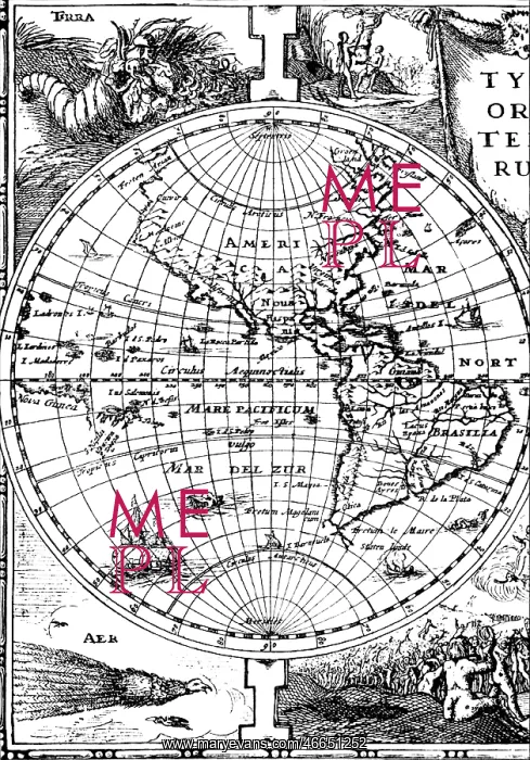 : Map of America 1632 : Map of America 1632
