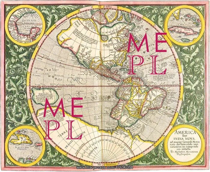  : Map of the Americas1633