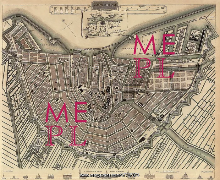  : Map of Amsterdam 1835