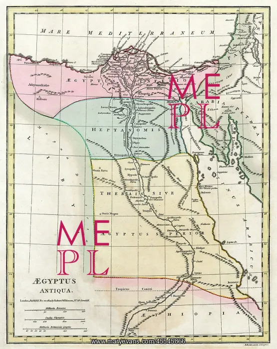  : Map of Ancient Egypt