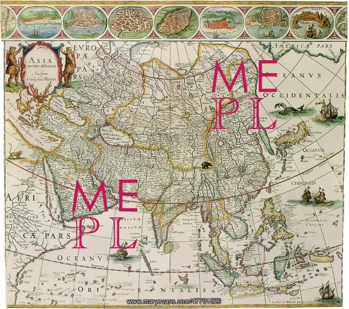 : Map of Asia 1617 : Map of Asia 1617
