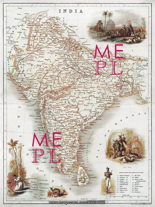  : Map - Asia - India