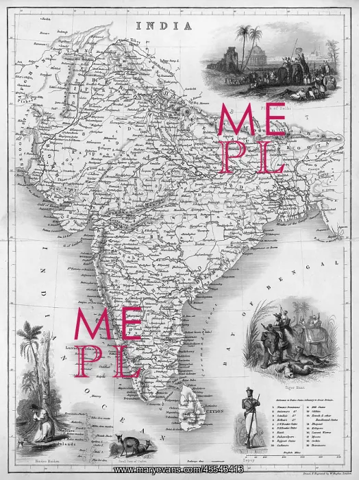  : Map - Asia - India