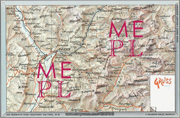 : Map of Bozen / Bolzano - Italy : Map of Bozen / Bolzano - Italy