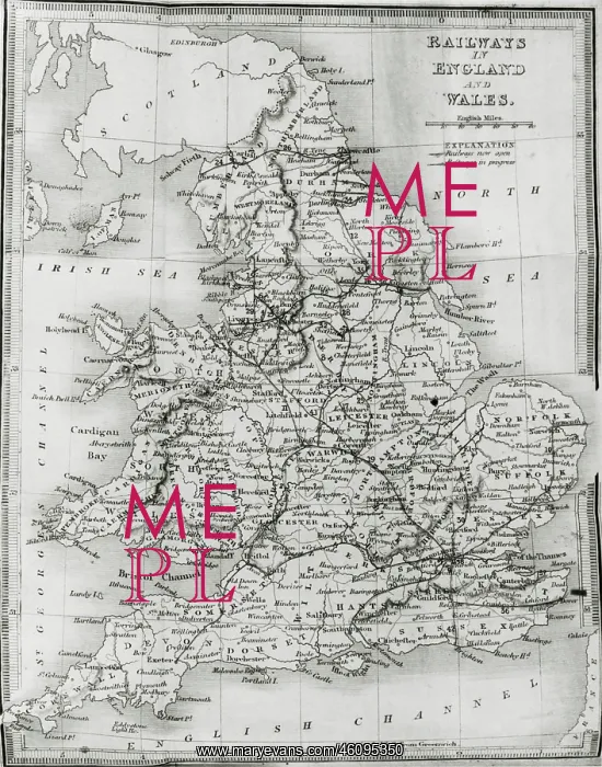  : Map ? Bradshaw?s Railway Guide
