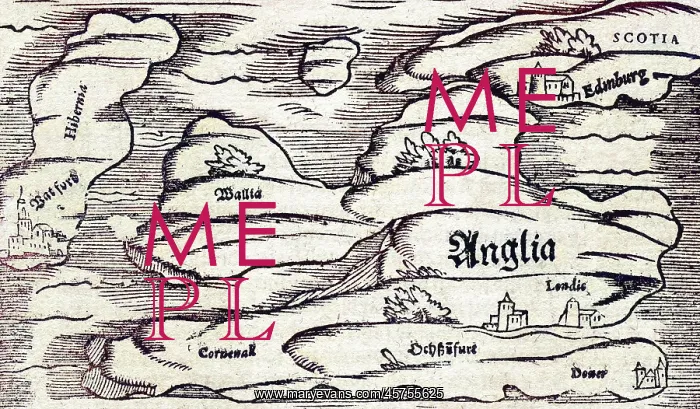  : A map of Britain, mid 16th century