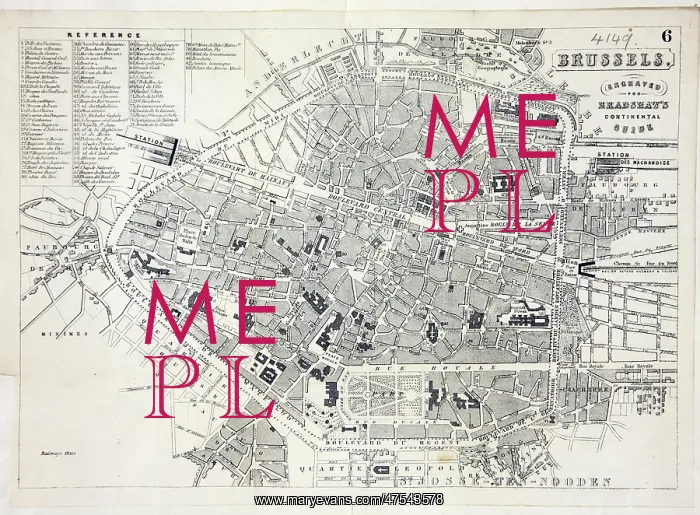  : Map of Brussels