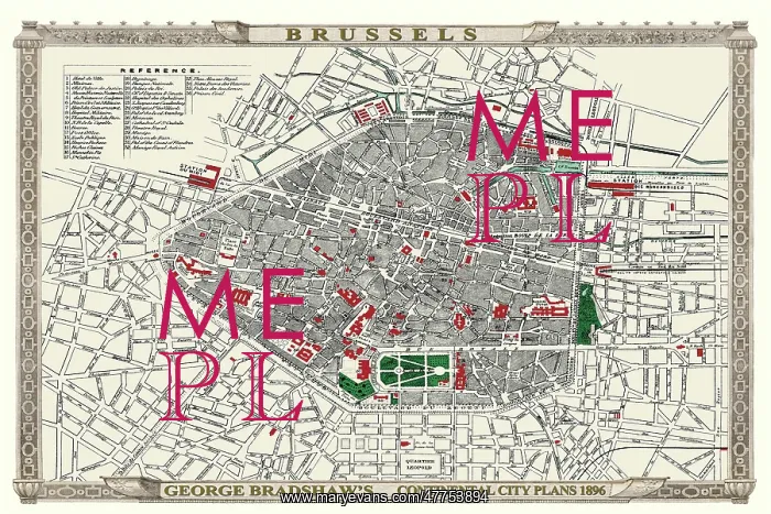 : Map of Brussels : Map of Brussels