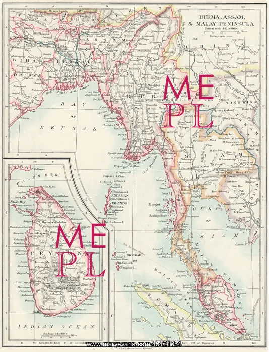: Map of Burma : Map of Burma