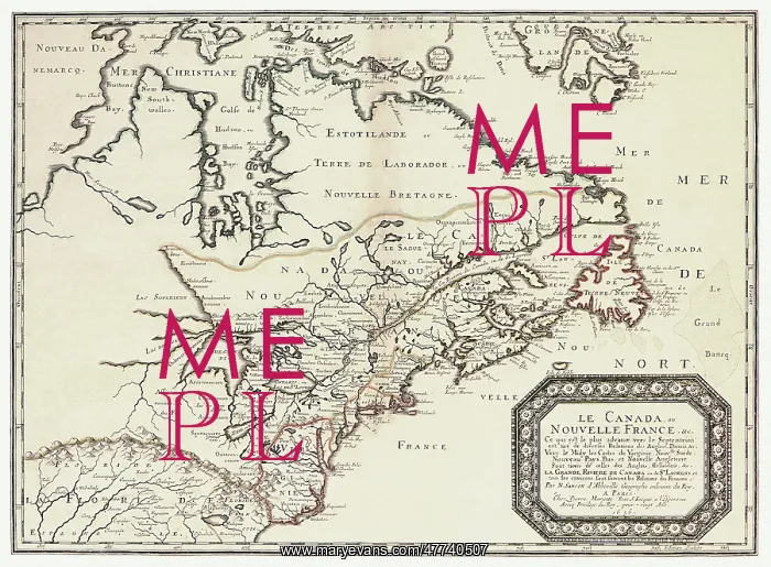  : Map of Canada 1656