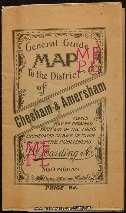  : Map of Chesham and Amersham
