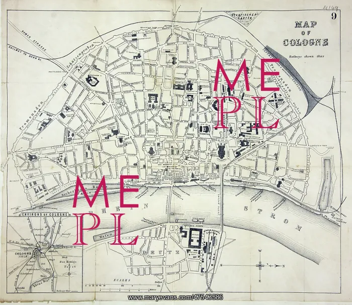  : Map of Cologne