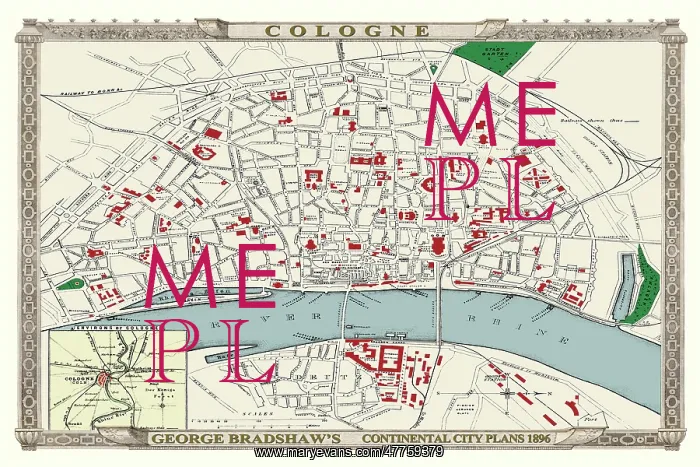 : Map of Cologne : Map of Cologne