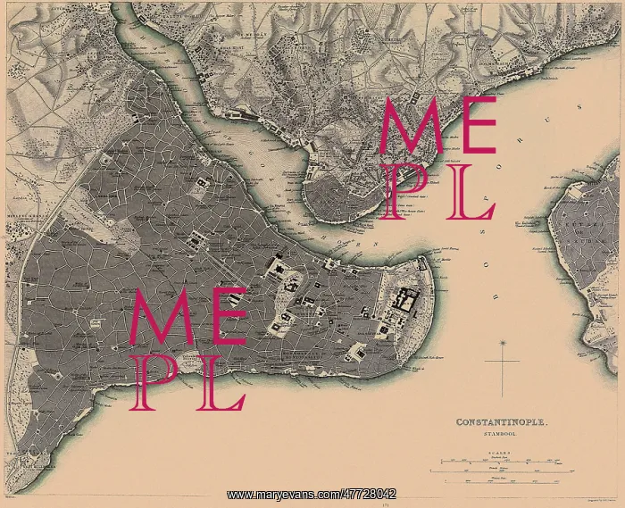  : Map of Constantinople 1840