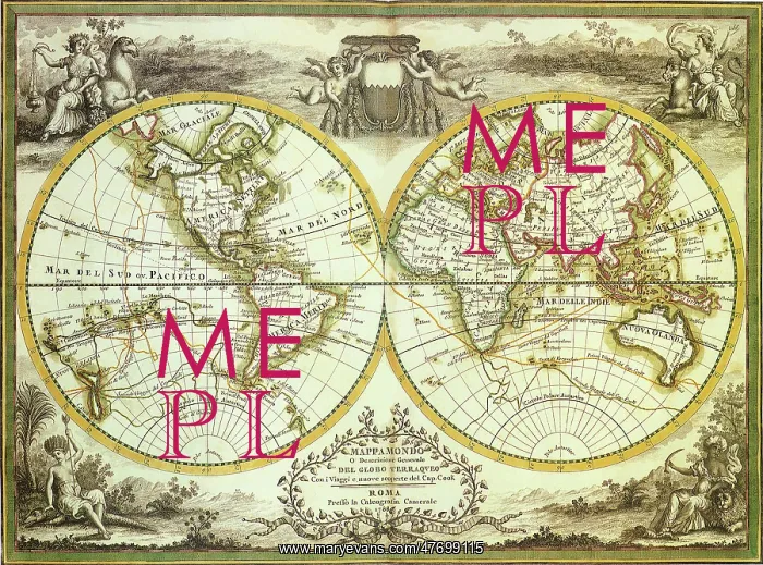 : Map of Cook's Voyages 1788 : Map of Cook's Voyages 1788