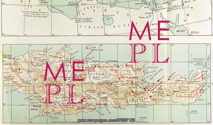 : MAP / CRETE / MINOAN SITES : MAP / CRETE / MINOAN SITES