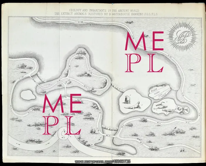 : Map of Crystal Palace Park (1854) : Map of Crystal Palace Park (1854)