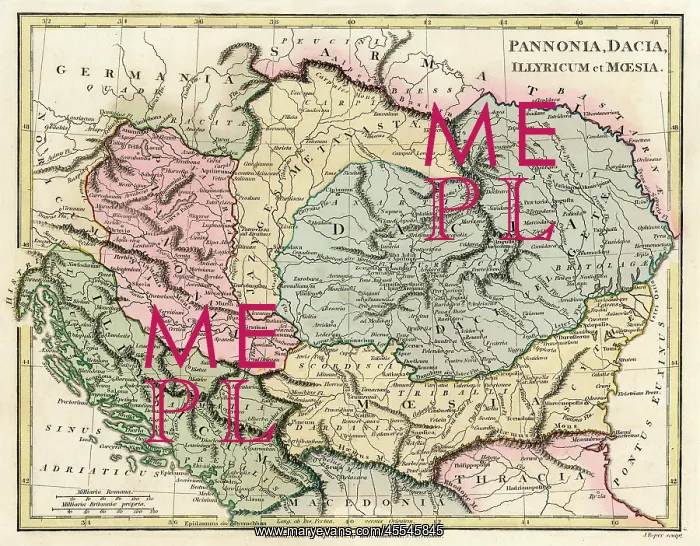  : Map of the Dacian Empire and Roman provinces