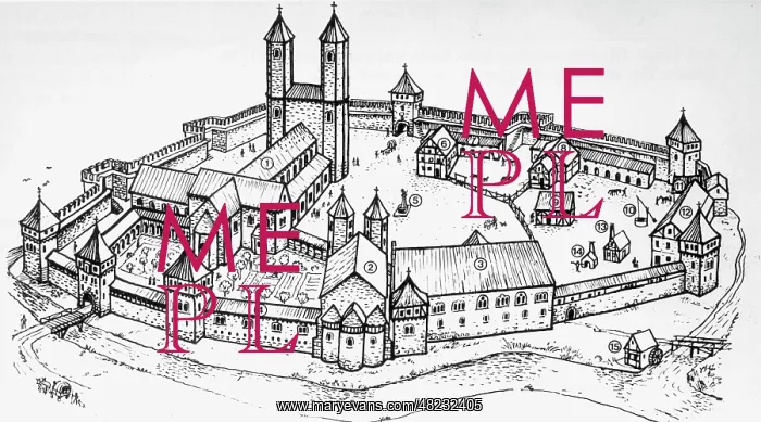 : Map of Dankwarderode Castle : Map of Dankwarderode Castle